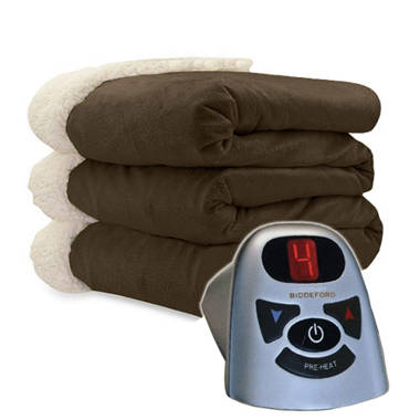 Biddeford heated blanket preheat hot sale